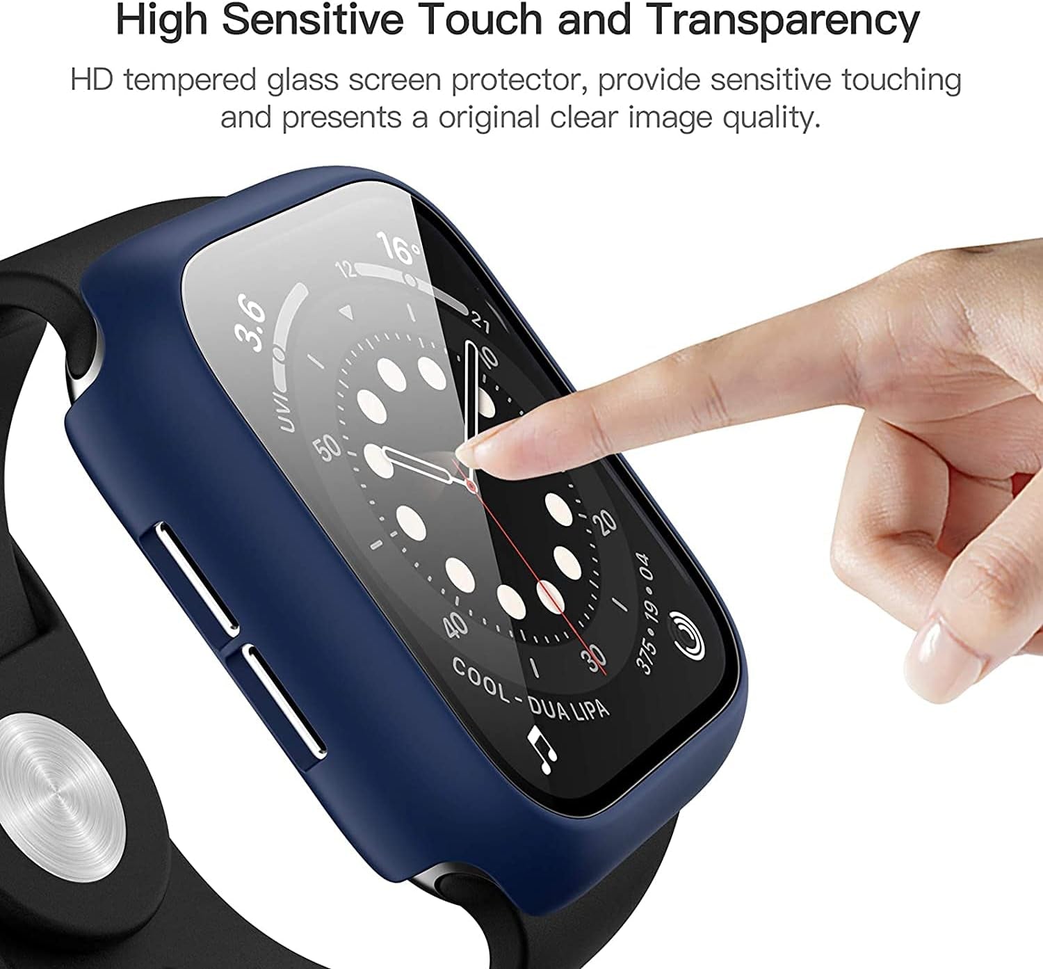 12-Pack Case for Apple Watch 38mm Series 3/2/1 with Tempered Glass Screen Protector and Ultra-Thin Hard PC Scratch-Resistant Bumper HD Protective Cover for Enhanced Watch Accessories