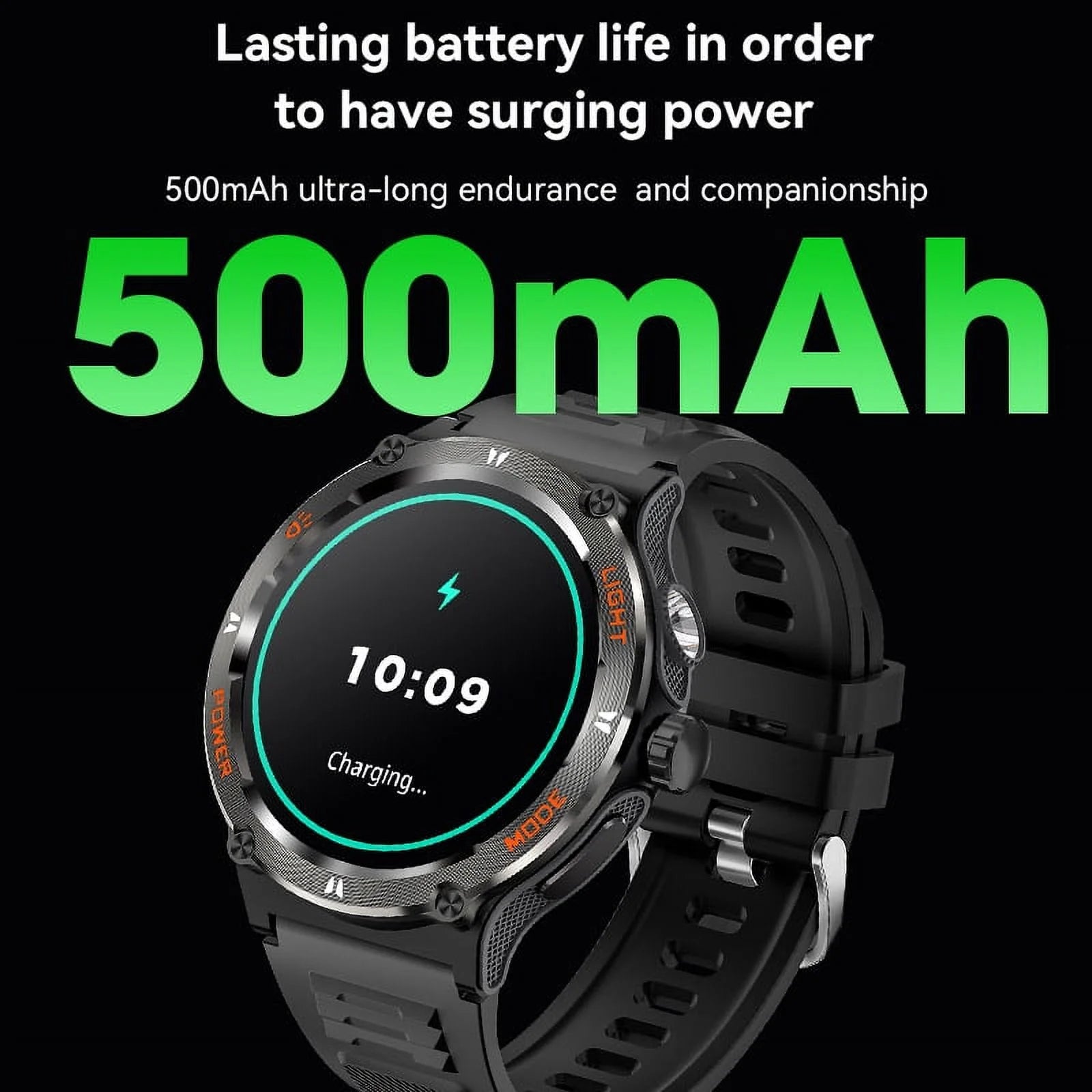 1.53’ Smartwatch for Men, Fits for Android & Iphone Devices, Fitness Watch with Fitness Tracker, Answer/Call/100+ Exercise Modes (Black)