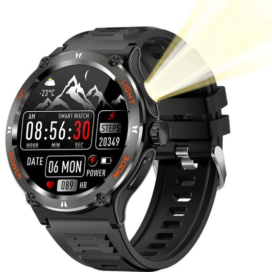 1.53’ Smartwatch for Men, Fits for Android & Iphone Devices, Fitness Watch with Fitness Tracker, Answer/Call/100+ Exercise Modes (Black)