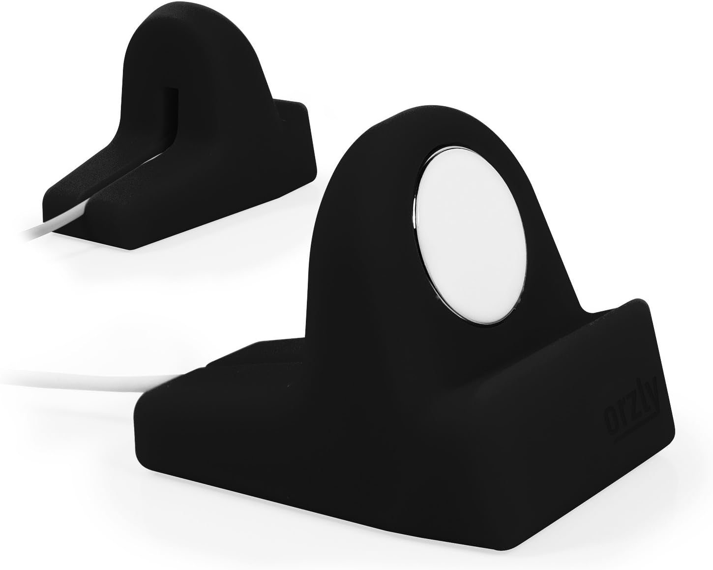 Premium Apple Watch Charger Stand Compatible with All Series, Ultra 49mm to Series 1, Durable TPU Design, Gift Boxed, Black